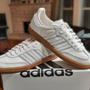 Adidas Samba Mens Size 7.5 / Women's Size 8.5 OG White Snakeskin Pack IF1985